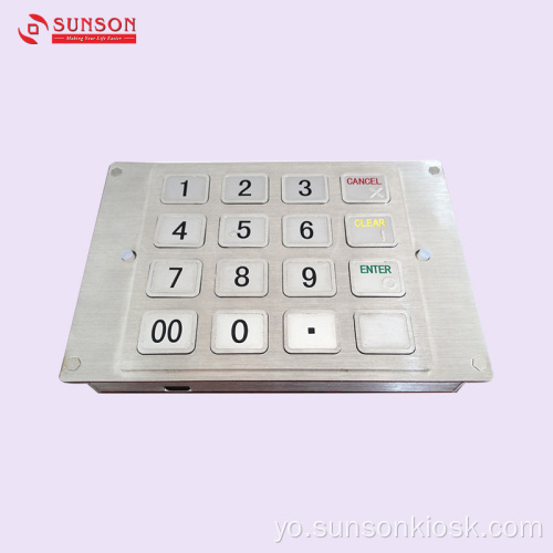 Pinpad ti paroko Ti ni ilọsiwaju fun Kiosk Isanwo Isanwo